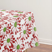 Kerstrood en groen-maanpatroon tafelkleed (Voorbeeld)