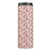 Kerstrood en groen-maanpatroon thermosbeker (Achterkant)