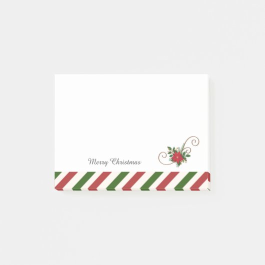 Kerstrood en groen post-it® notes (Voorkant)