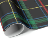 Kerstrood en groen Tartan Cadeaupapier (Rol Hoek)