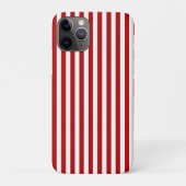 Kerstrood en wit gestreept iPhone 11 Case-Mate iPhone Case (Achterkant)