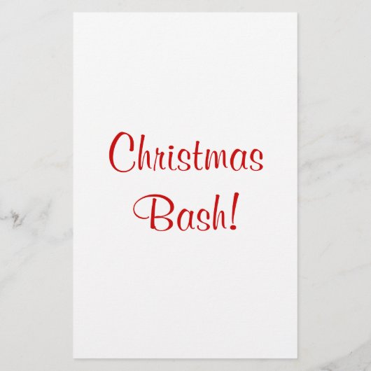 Kerstrood en witte Prettige feestdagen VIII brochu Flyer (Achterkant)