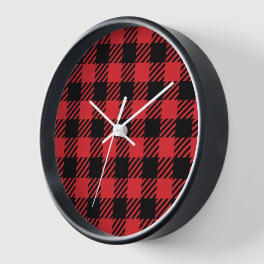 Kerstrood geplakt ontwerppatroon (Hoek)