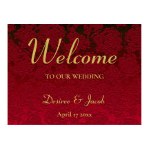 Kerstrood gouden winterhuwelijk