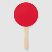 Kerstrood Handwaaier (Voorkant)