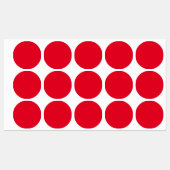 Kerstrood Labels (Vel)