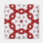 Kerstrood Magneet (Voorkant)