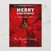  kerstrood met kerst, aangepast feestdagenkaart (Voorkant)