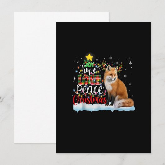 Kerstrood met kerstman — kerstman — rendierenkuin  kaart (Voorkant / Achterkant)