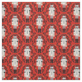 kerstrood met kraakbeen stof (Swatch)