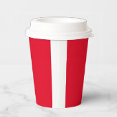 Kerstrood Papieren Bekers (Rechts)