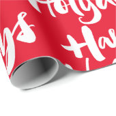 Kerstrood Prettige feestdagen Heilige Dagen Religi Cadeaupapier (Rol Hoek)