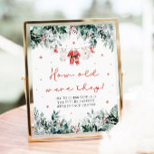 Kerstrood Santa Baby Hoe oud waren ze? Poster