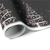 Kerstrood sokken en honkbalornamenten  cadeaupapier (Rol Hoek)