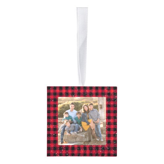  kerstrood vrachtwagen Aangepaste foto Decoratie (Rechts)