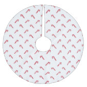 Kerstrood wit, eenvoudig snoepgoed kerstboom rok (Voorkant)