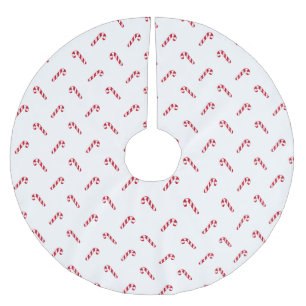 Kerstrood wit, eenvoudig snoepgoed kerstboom rok