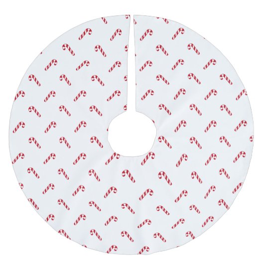 Kerstrood wit, eenvoudig snoepgoed kerstboom rok (Voorkant)