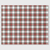 Kerstrood, wit en groen geplakt cadeaupapier (Vlak)