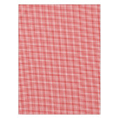 Kerstrood wit, gecheckt op het decor van het Check Tafelkleed (Voorkant)