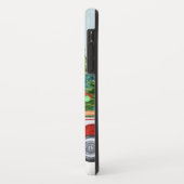 Kerstroodbedekking vrachtwagen op een sneeuwweg Case-Mate iPhone case (Achterkant/links)