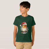 Kerstroodborst T-shirt (Voorkant volledig)
