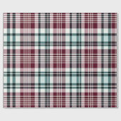 Kerstroodbruin Cadeaupapier (Vlak)