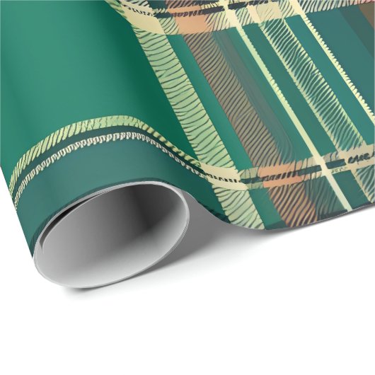 Kerstroodbruin Cadeaupapier (Rol Hoek)