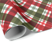 Kerstroodbruin Cadeaupapier (Rol Hoek)