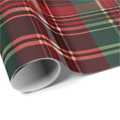 Kerstroodbruin Cadeaupapier (Rol Hoek)