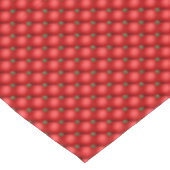 Kerstroodbruin gebilderd tafelkleed (Gekanteld)