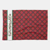 Kerstroodbruin Theedoek (Horizontaal)