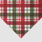 Kerstroodbruin Tissuepapier (Detail)