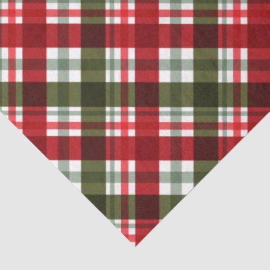 Kerstroodbruin Tissuepapier (Detail)