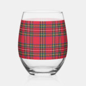 Kerstroodbruin Wijnglas Zonder Voet (Rechts)