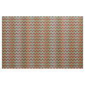 Kerstroodbruine gouden Chevron Stof (Fat Quarter)