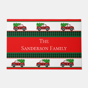 Kerstroodkots Chef Green Buffalo Play Deurmat