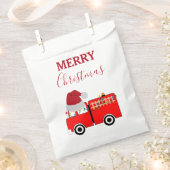Kerstroodvuurtruck Bedankzakje (Geknipt)
