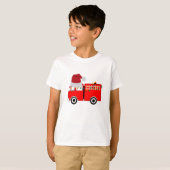 Kerstroodvuurtruck T-shirt (Voorkant volledig)