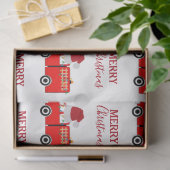 Kerstroodvuurtruck Tissuepapier (Geschenk)