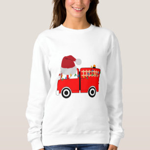 Kerstroodvuurtruck Trui