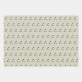 Kerstroofvogel Inpakpapier Vel (Voorkant 3)