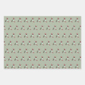 Kerstroofvogel Inpakpapier Vel (Voorkant 2)