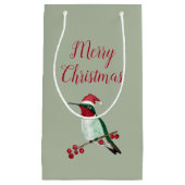 Kerstroofvogel Klein Cadeauzakje (Voorkant)