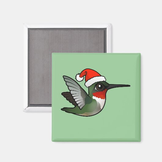 Kerstroofvogel Magneet (Voorkant / Achterkant)