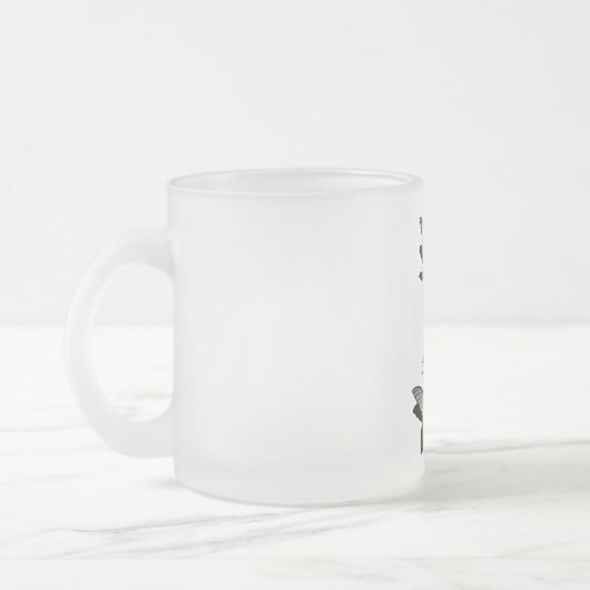 Kerstroofvogel Matglas Koffiemok (Links)