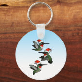 Kerstroofvogel Sleutelhanger (Achterkant)