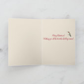 Kerstroofvogels Feestdagen Kaart (Binnen)