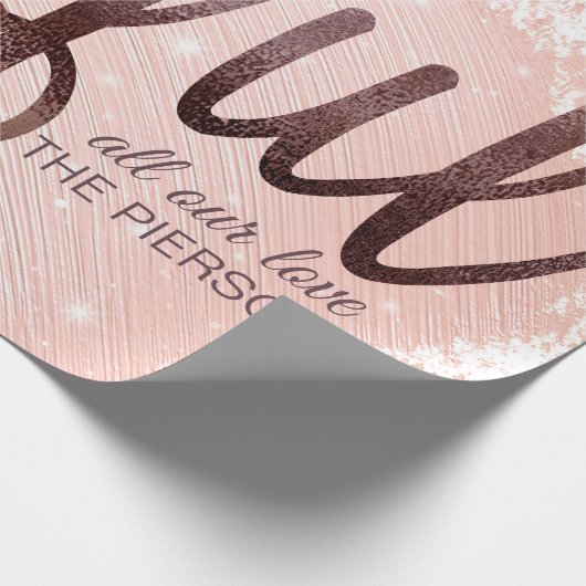 kerstRoos Gold Foil Joyful Cadeaupapier (Hoek)