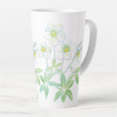 Kerstroos, Helleborus niger Latte Mok (Rechterhoek)